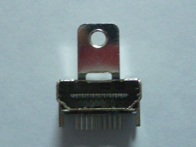 HDMI-19P DIP/,W/FLANGE