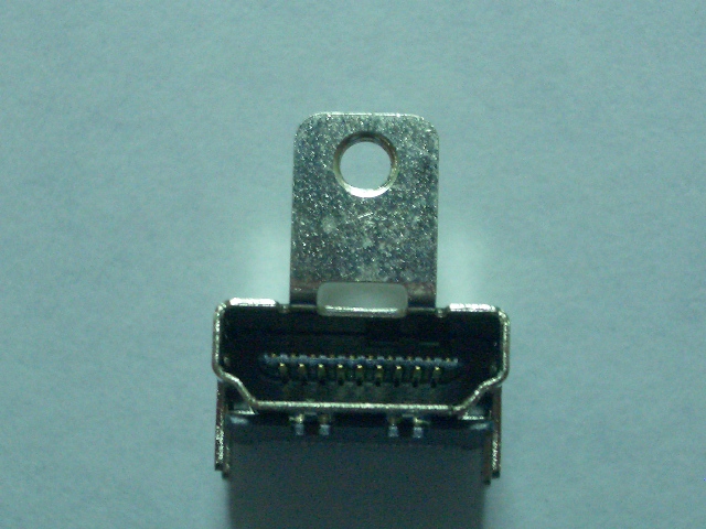 HDMI-19P SMD/,W/FLANGE