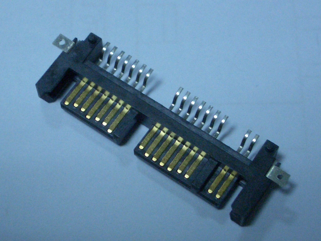 MICRO S-ATA 7+7+2P MALE SMD/90D W/LATCH