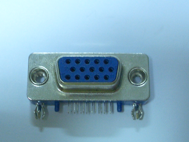 D-SUB 15P FEMALE/2.6mm/SLIM TYPE/PC99