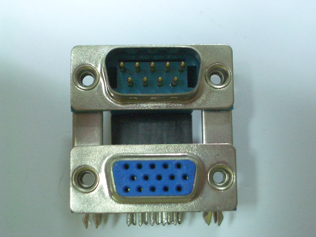 D-SUB 9M+15F DUAL/HIGH RISE/PC99