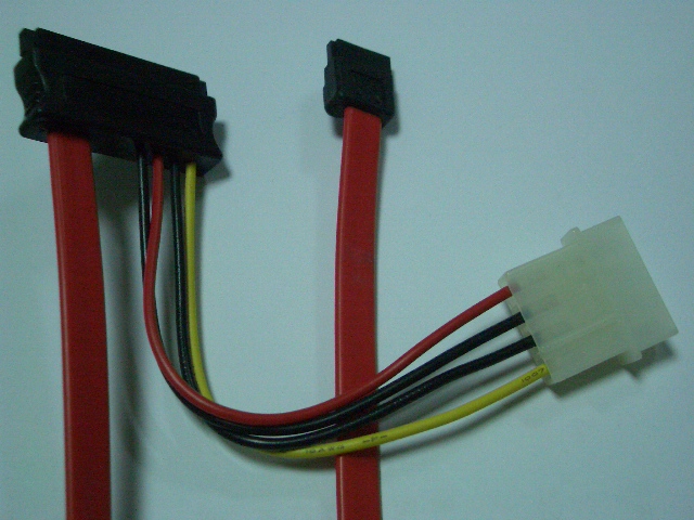 S-ATA 22P TO 7P&j4P CABLE(180D/180D)